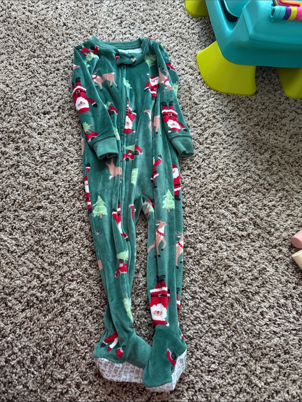 Three Cozy Footed One-Piece Pajama